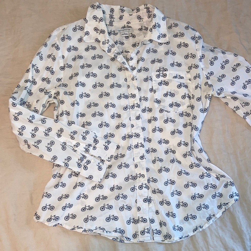 Liz claborne button down top